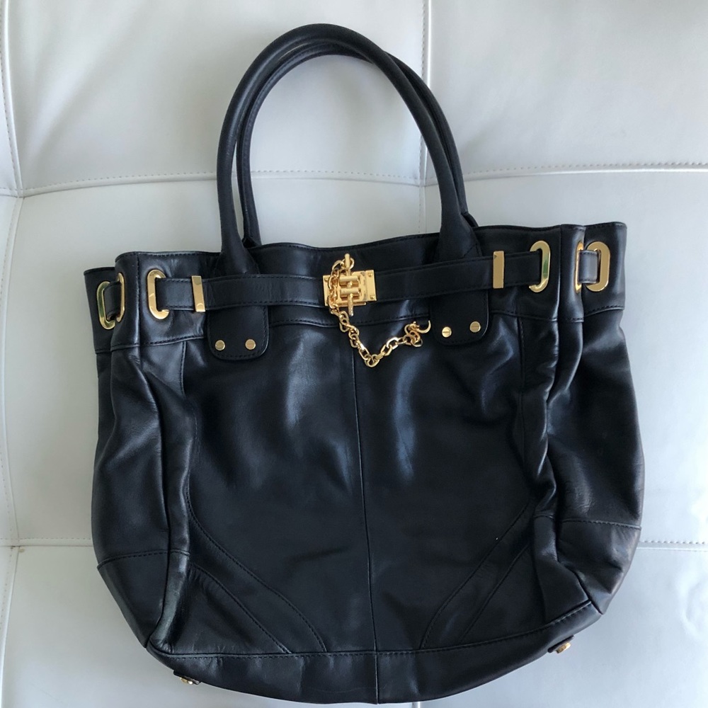 Rachel Zoe black leather purse